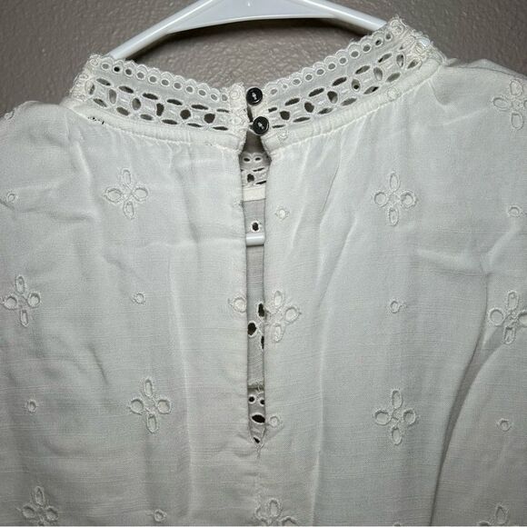 Abercrombie & Fitch crochet lace embroidered boho dress women’s size small - Picture 7 of 14